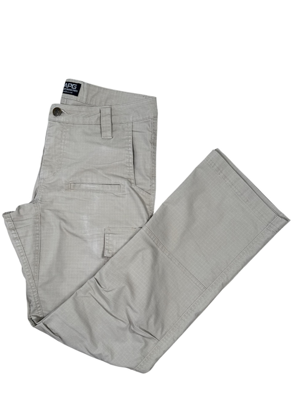 LAPG Women's Stretch Ops Tactical Pants Size 4 REG Khaki Ripstop Cargo